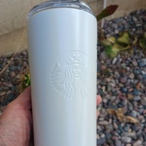 Starbucks Stainless Steel White Pearl Cold Tumbler
